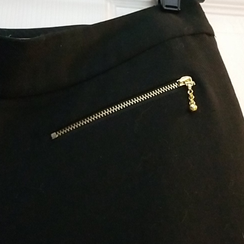 Kate Spade Wool Blend Crop Zip Hem Pants 2 - Picture 4 of 11